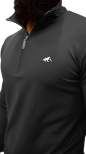 APEXAL COMPRESSION GRAY PULLOVER ZIPPER UPPER - SIGNATURE