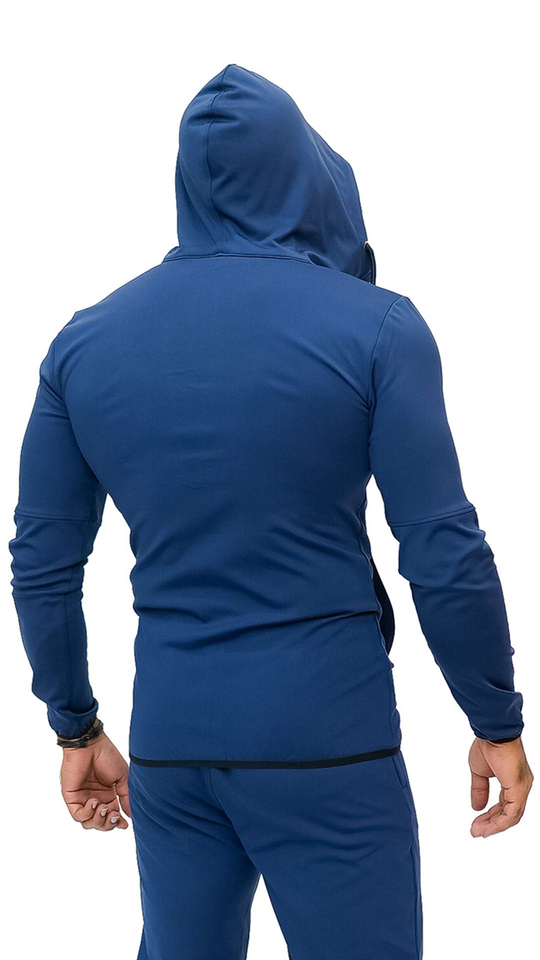 APEXAL MAN COMPRESSION NAVY TRACK-JACKET