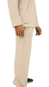 APEXAL RELAXED FIT BEIGE CASUAL SET - SIGNATURE