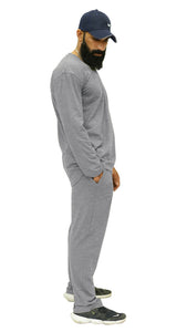 APEXAL RELAXED FIT GRAY CASUAL SET - SIGNATURE