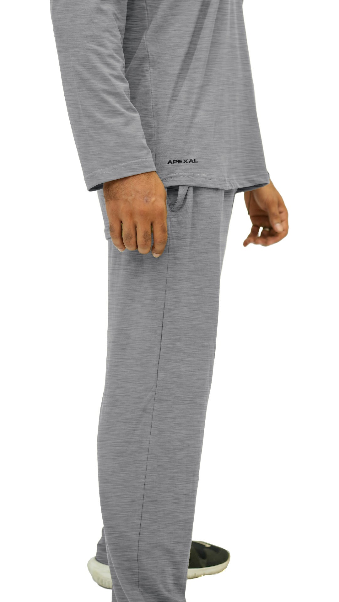 APEXAL RELAXED FIT GRAY CASUAL SET - SIGNATURE