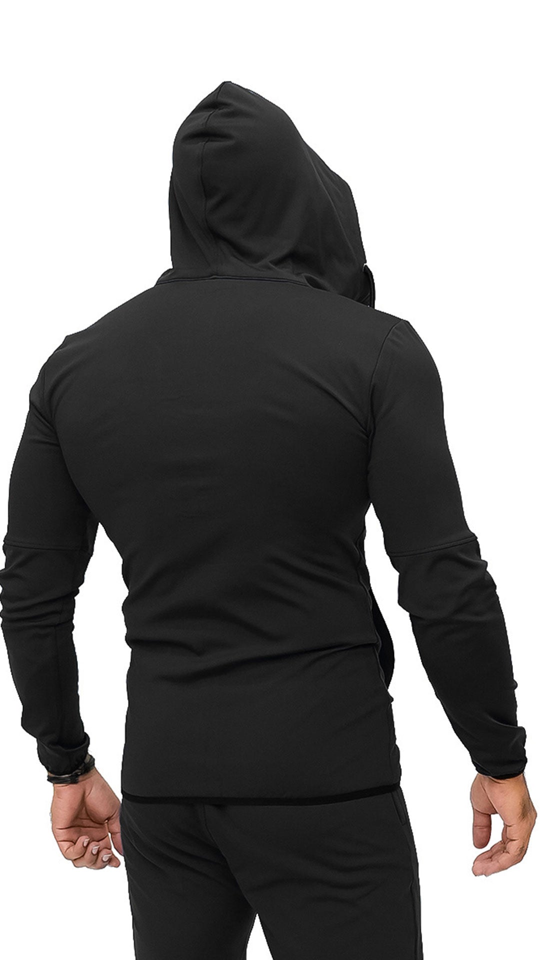 APEXAL MAN COMPRESSION HOODED TRACK-JACKET