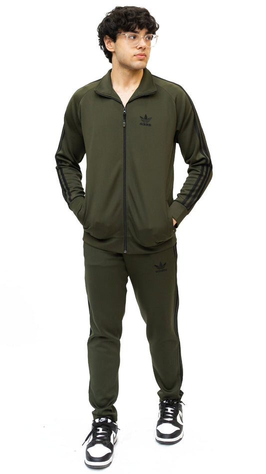 APEXAL ADI PREMIUM GREEN ZIPPER TRACKSUIT