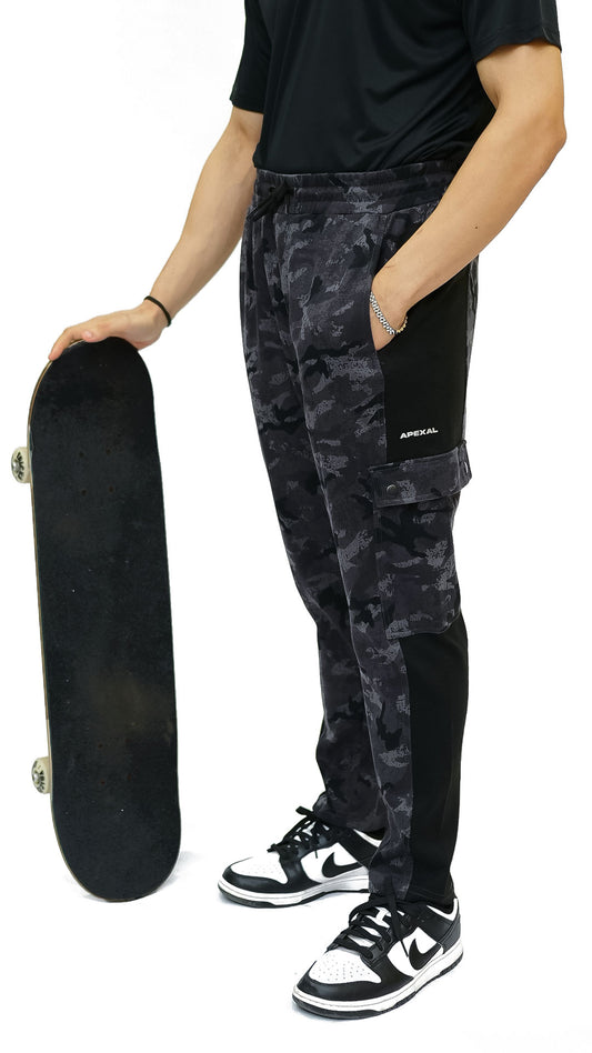 APEXAL CARGO GRAY CAMOUFLAGE TROUSER - SIGNATURE