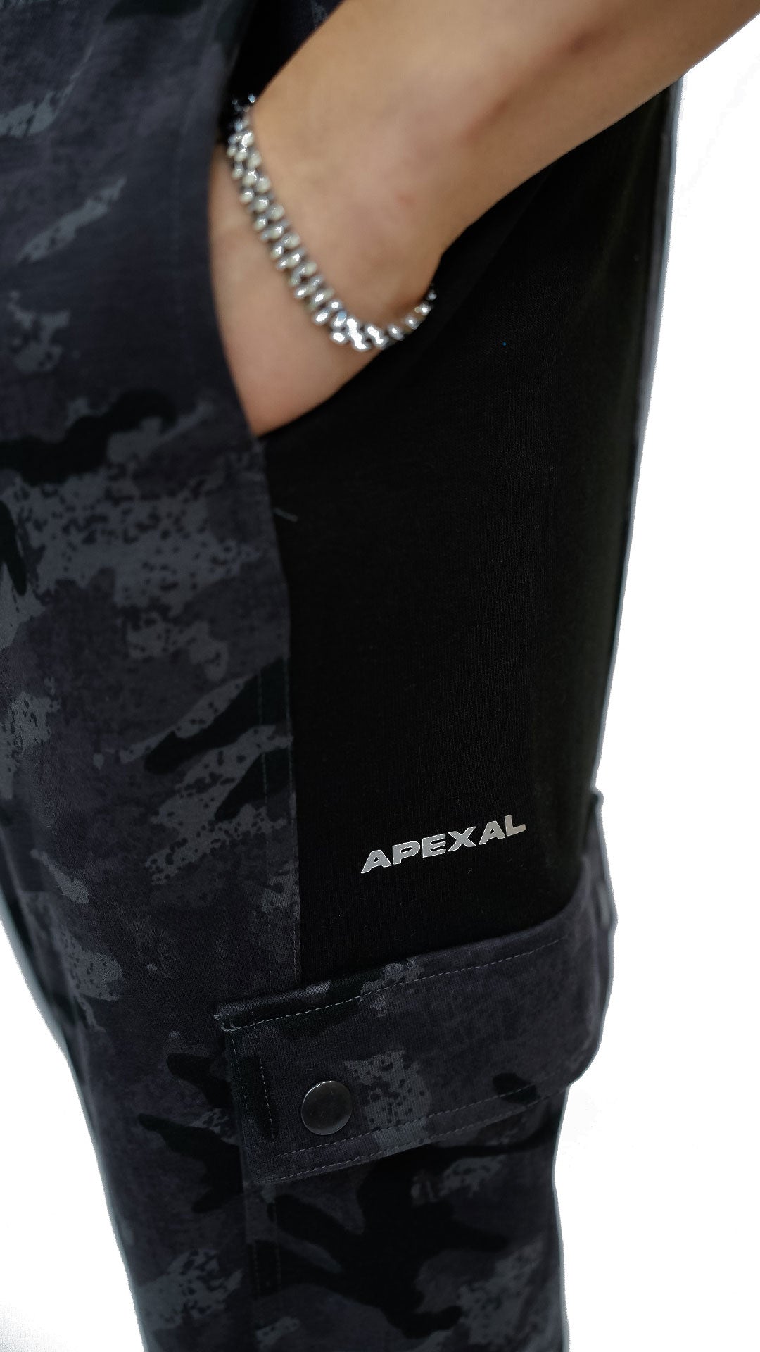 APEXAL CARGO GRAY CAMOUFLAGE TROUSER - SIGNATURE