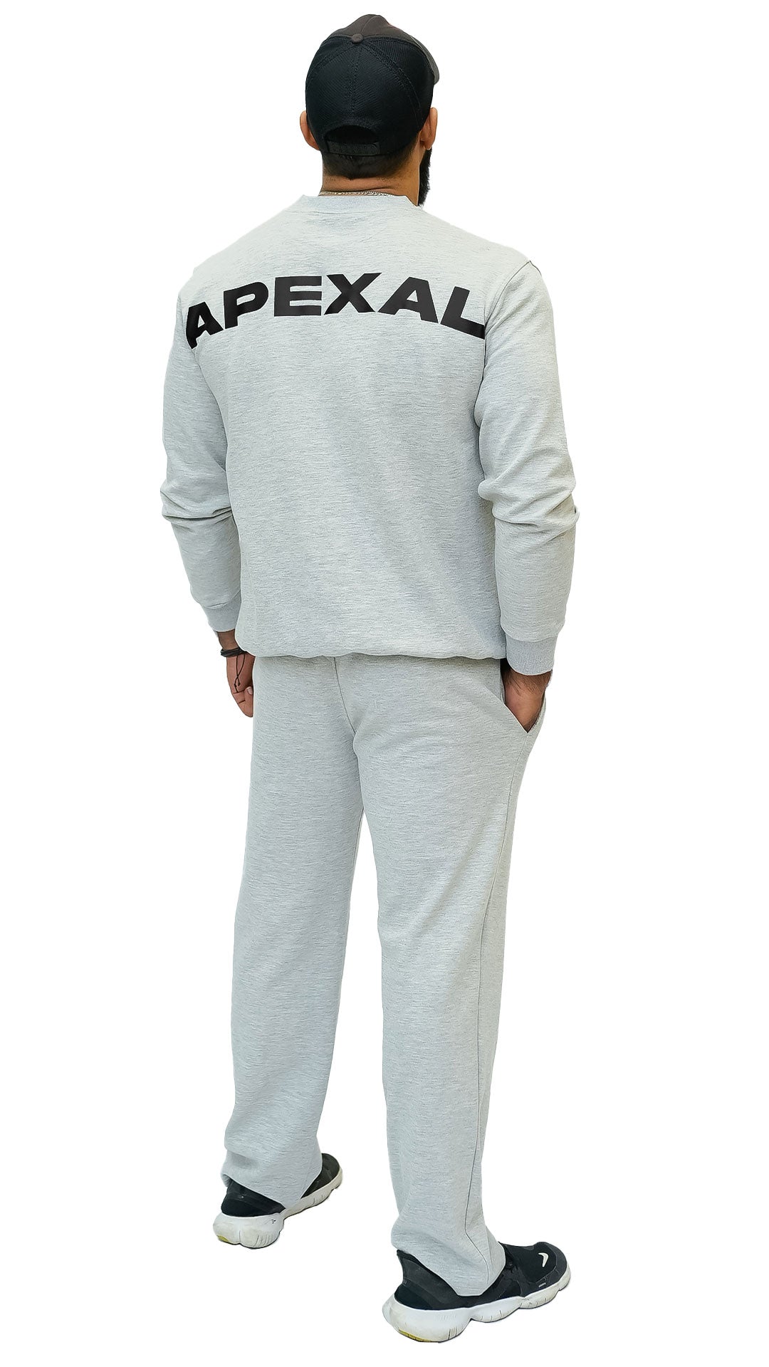 APEXAL OVERSIZED DROPSHOULDER SWEATSHIRT SET WITH JOGGERS - SIGNATURE