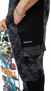 APEXAL CARGO GRAY CAMOUFLAGE TROUSER - SIGNATURE