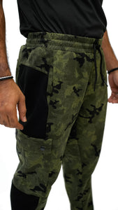 APEXAL CARGO GREEN CAMOUFLAGE TROUSER - SIGNATURE