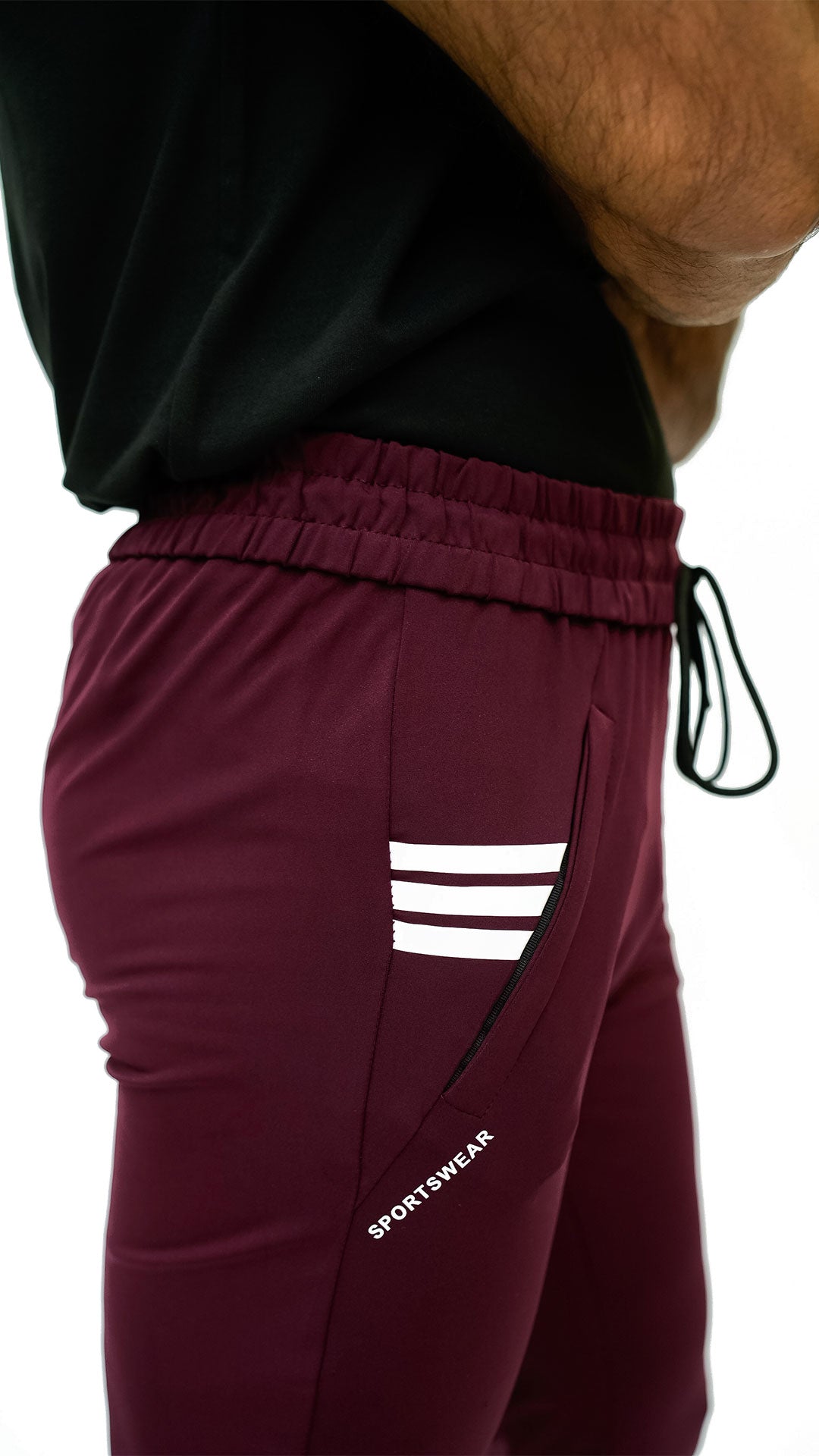 APEXAL ADI STYLISH MAROON TROUSER BOTTOM