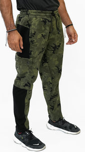 APEXAL CARGO GREEN CAMOUFLAGE TROUSER - SIGNATURE