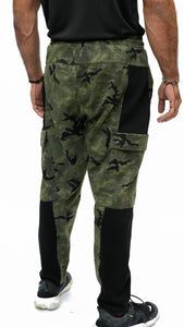 APEXAL CARGO GREEN CAMOUFLAGE TROUSER - SIGNATURE