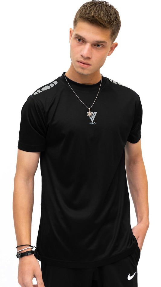 APEXAL PRO PREMIUM BLACK JERSEY TSHIRT