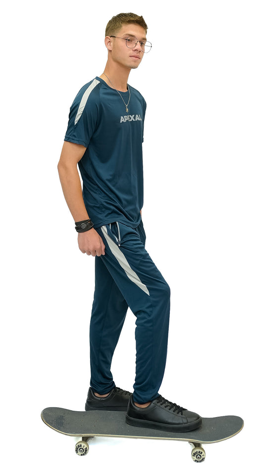 APEXAL PREMIUM NAVY DRI-FIT TRACKSUIT