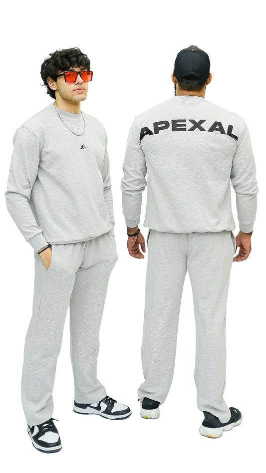 APEXAL OVERSIZED DROPSHOULDER SWEATSHIRT SET WITH JOGGERS - SIGNATURE