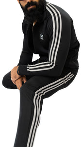 APEXAL ADI PREMIUM BLACK ZIPPER TRACKSUIT